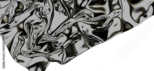 Chic Simplicity: Brushed Metal Plate Background Enhances Minimalist Designs