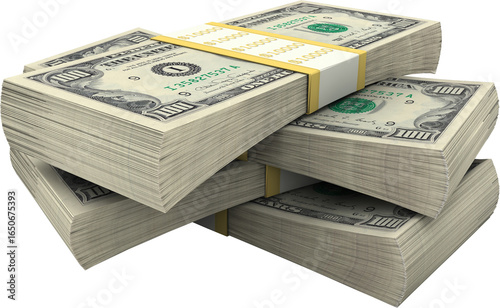 stack of dollars