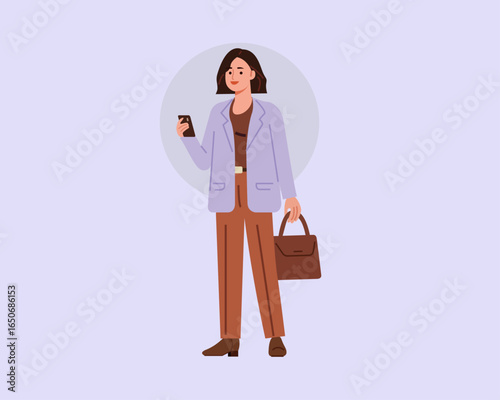 A Business women, modern, use in your presentation