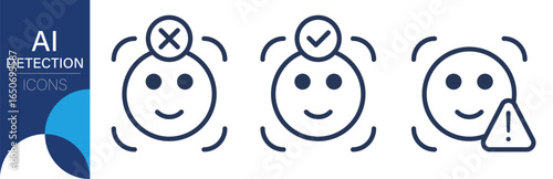 Three icons illustrate AI detection for emotions and alerts
