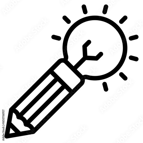 Creative content icon vector illustration