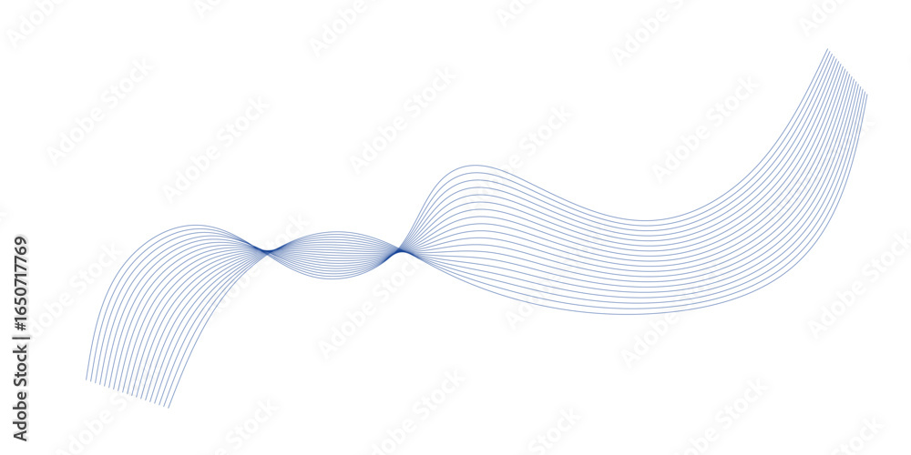 Fototapeta premium Waveline vector Background colorful Design