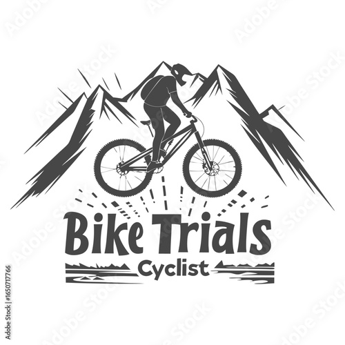 Extreme Bike Trials T-Shirt Stunt Rider & BMX Graphic
