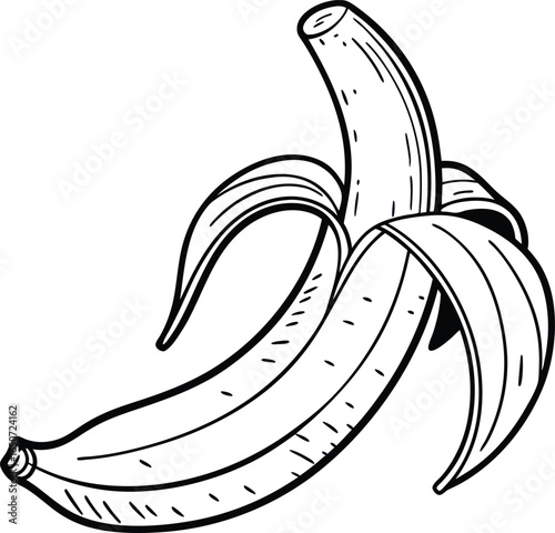 Discover the vibrant appeal of a perfectly peeled banana, ready to enjoy for healthy snacking or vibrant recipes.