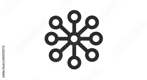 Vector Abstract Tribal Symbol Geometric Ornament Icon 