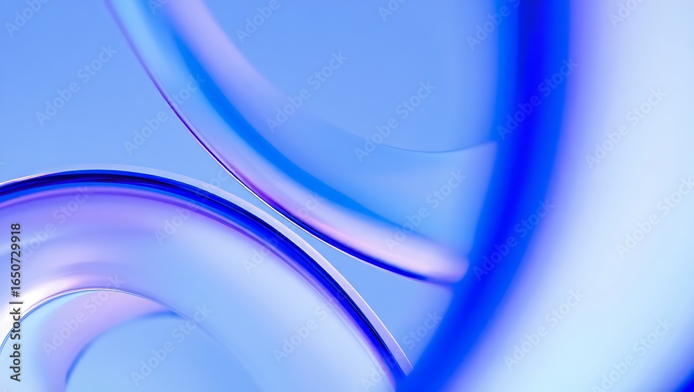 Fototapeta premium Abstract Blue Glass Design Modern Background Texture Wallpaper Art