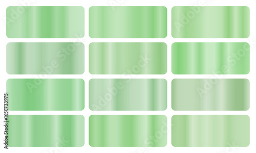 Gradiente tranquilo que fluye de verde suave a menta, capturando la serenidad de un prado. Ideal para temas de naturaleza, aplicaciones de bienestar y proyectos de diseno relajantes.