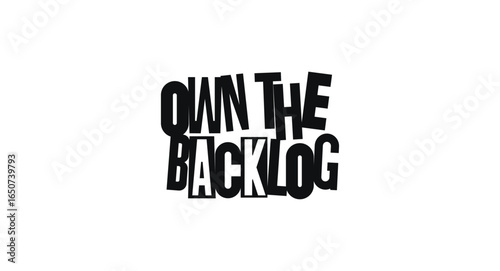 Fun Agile-Inspired Quote In Bold Typography For Product Teams, Developers, Scrum Masters, Or Tech Offices. Embrace The Process. Vector Illustration.
