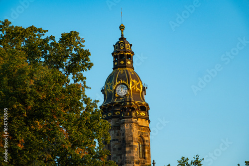 golden domes of the Cathedral of St. Elizabeth of Hungary, Kosice