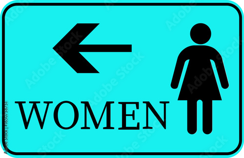 Toilet Icon.square toilet signs collection, male, female and neutral gender, vector Illustration.Public bathroom pictogram. Male and female gender silhouette for lavatory door.