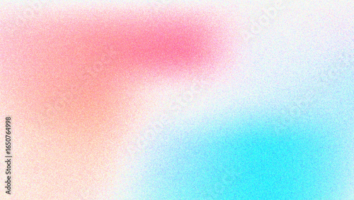 An abstract, colorful background with a vibrant, blurry gradient of pink, orange, and blue tones, with a delicate, grainy texture.