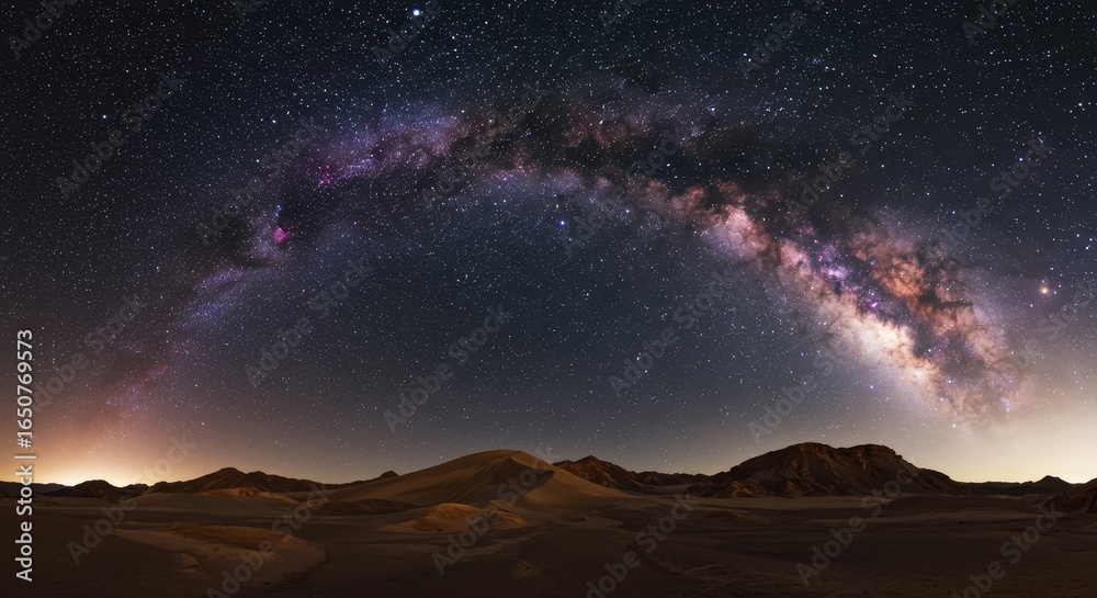 Fototapeta premium Atacama Desert night sky with millions of stars.