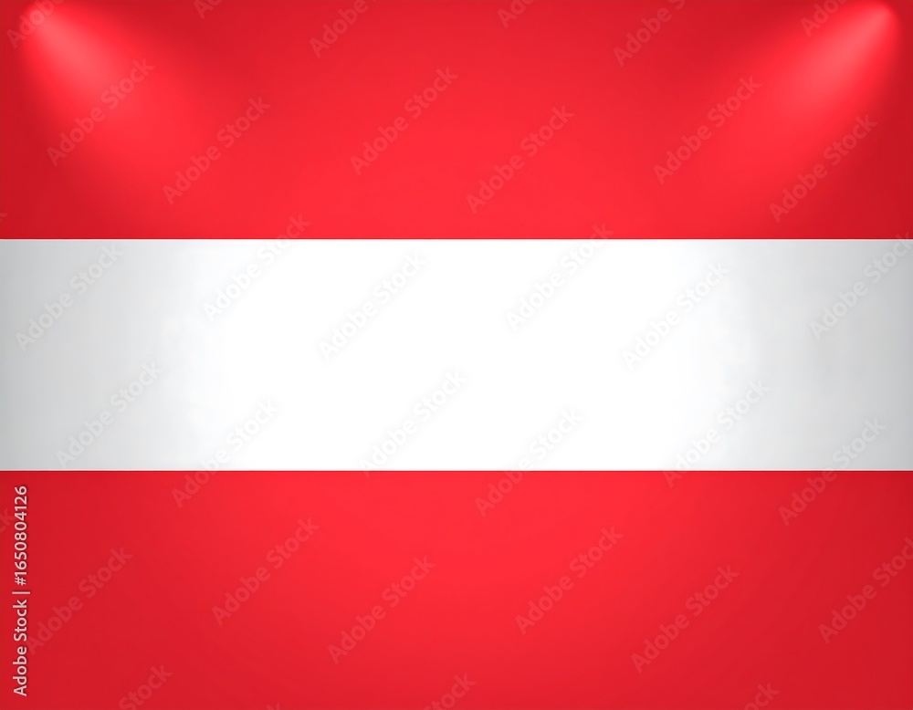 Naklejka premium Abstract Austrian Flag with Spotlight Effect for Background or Design Element