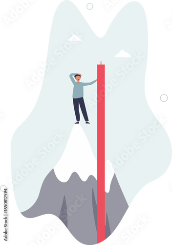 The trader bought the asset at its peak and the price went down.