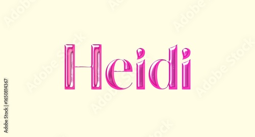 Fotografie Heidi name