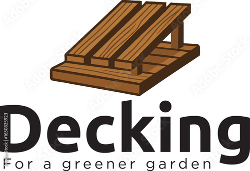 wooden pallet vector icon. illustration design logo template.