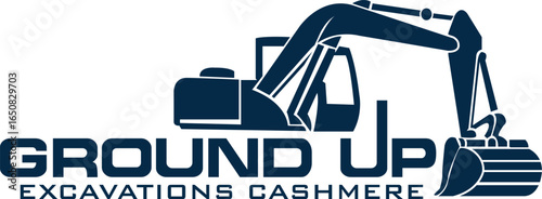 excavator logo for heavy equipment companies