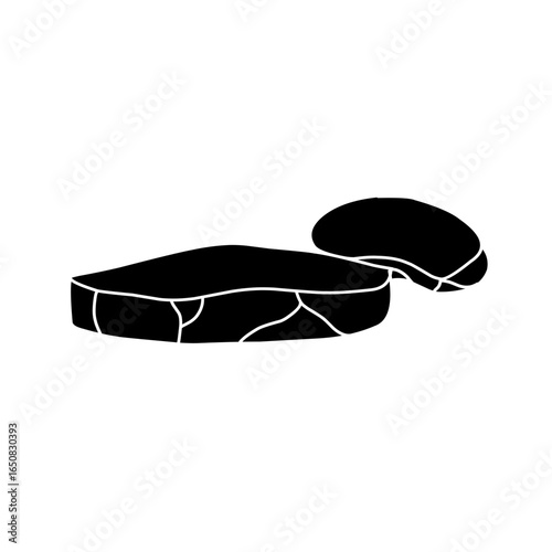black stone slab