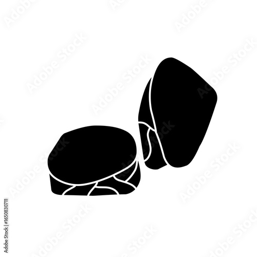 black stone slab