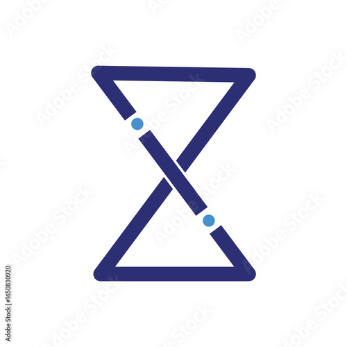 Hourglass Symbol Representing Time, Passage, and Measurement