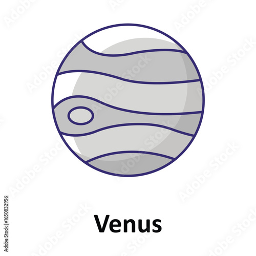 Venus Vector icon which can easily modify or edit