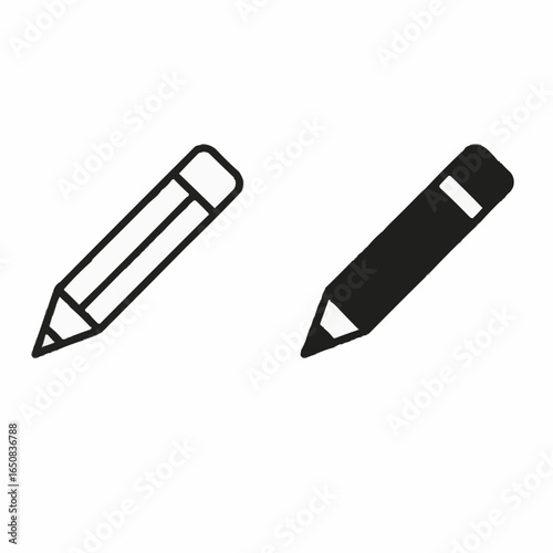 pencil and eraser