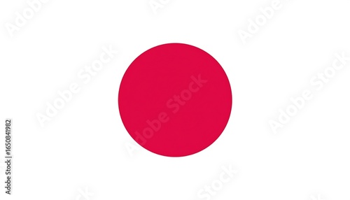 Red circle on a white background.