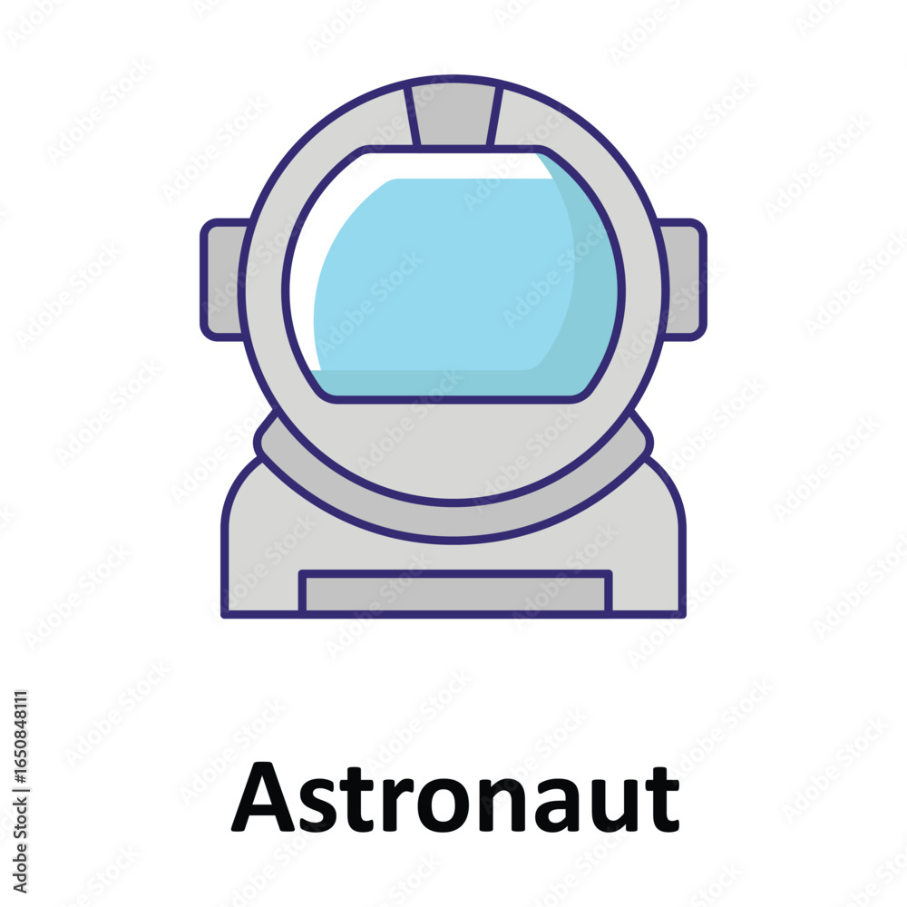 Obraz premium Astronaut Vector icon which can easily modify or edit