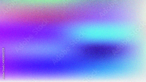 An abstract background with a soft, dreamy gradient of blue, purple, and green hues, featuring a subtle noise or grain texture.