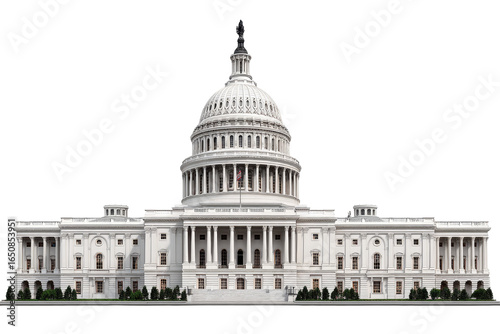 Front view of the US Capitol Building