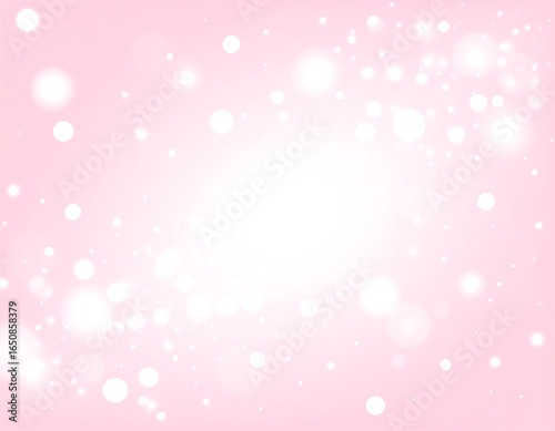 Delicate pink bokeh background with bright spots for dreamy or romantic designs