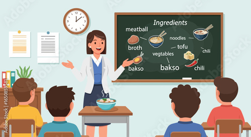 teacher in classroom