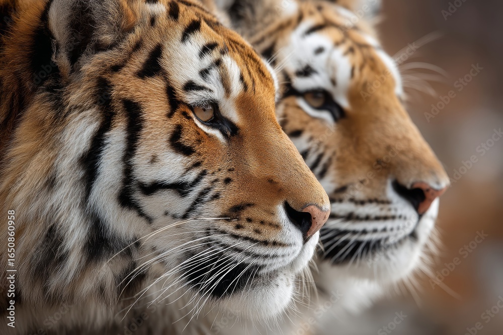 Fototapeta premium A tiger with its mate