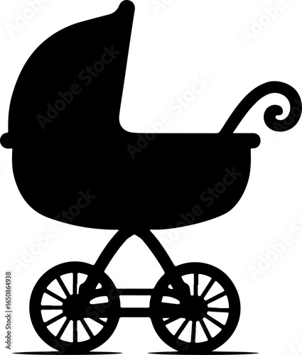 baby carriage vector illustration