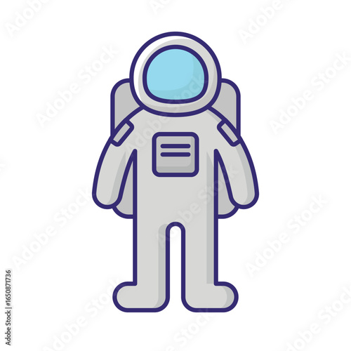 Astronaut Vector icon which can easily modify or edit