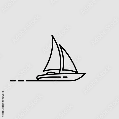 sailboat on the sea