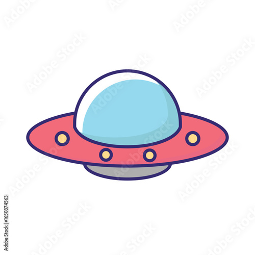 UFO Vector icon which can easily modify or edit