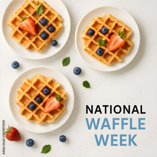 Golden Waffle Delights for the Whole Week