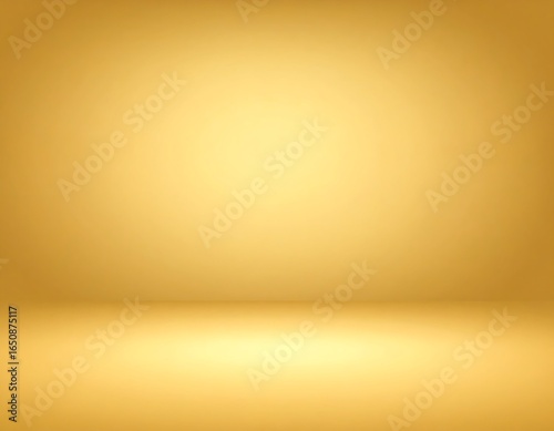 Elegant gold studio background for product photography and virtual showcase projects
