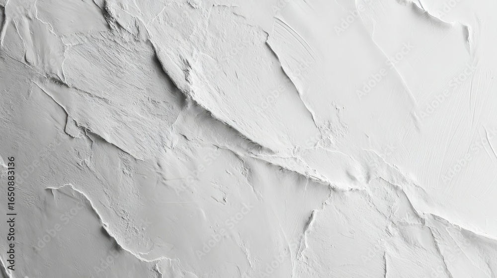 Obraz premium A monochromatic textured surface with raised overlapping layers, dynamic shading variations, conveying solitude,