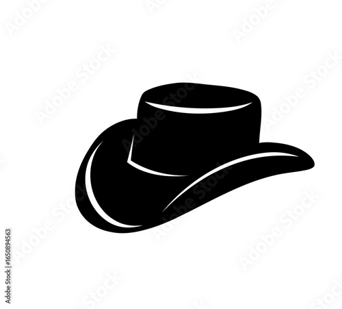 black cowboy hat