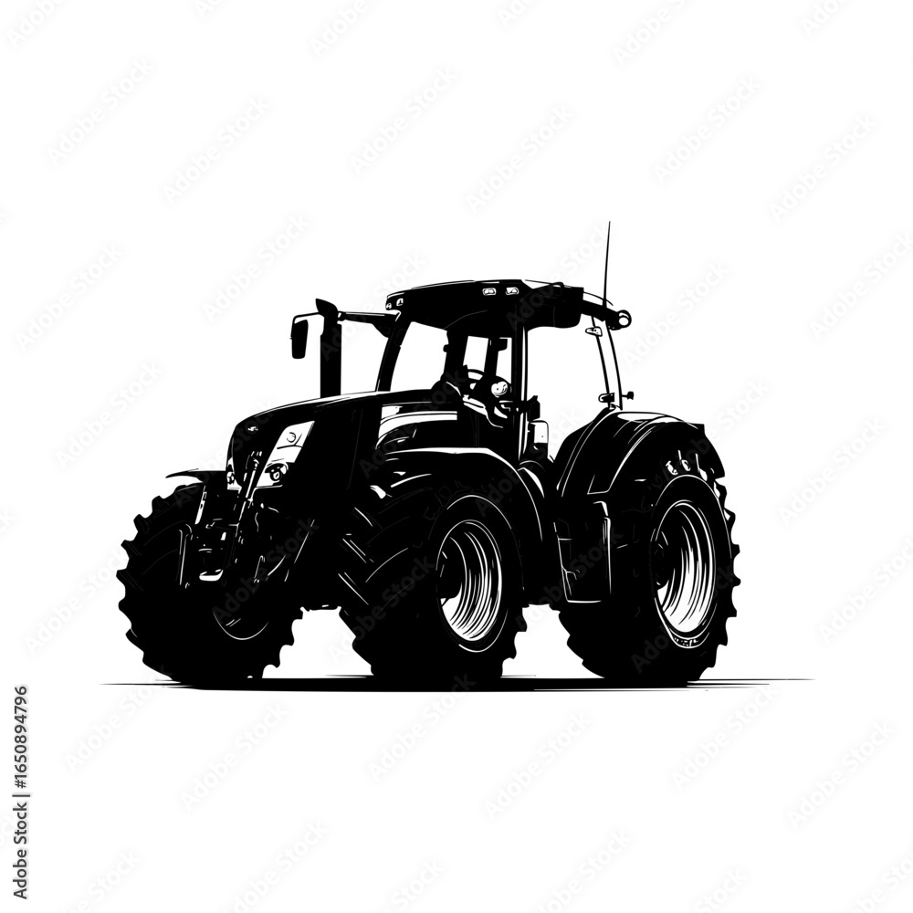 Obraz premium Traktor Vector