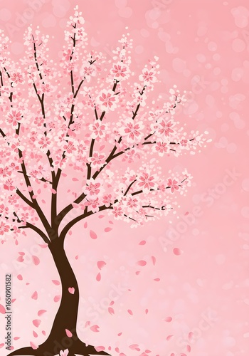 Pink Cherry Blossom Tree Spring Blossom.