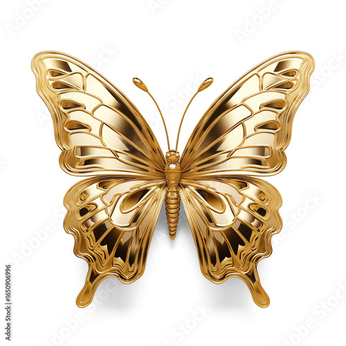 butterfly on white background