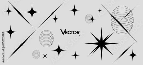 The image displays stylized cosmic designs alongside bold typography, capturing the essence of adventure and exploration in an engaging black-and-white aesthetic.