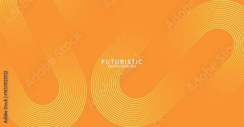Blue abstract geometric background with circular line art, ideal for poster design, brochure templates, web banners, covers, and business presentations