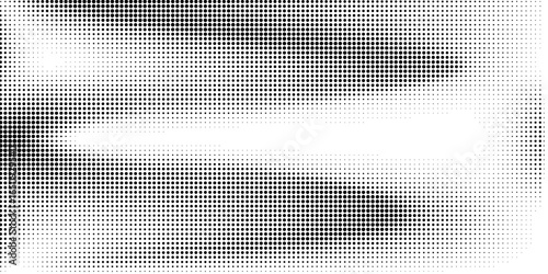 Halftone faded gradient texture. Grunge halftone grit background. White and black sand noise wallpaper. Retro pixilated vector backdrop