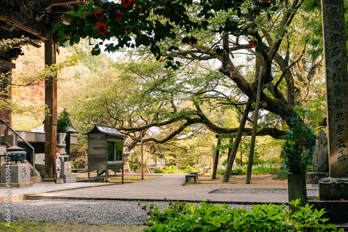 shikoku, JAPAN - may 2 2025 Sankaku ij Temple No. 65 in the Shikoku Pilgrimage
