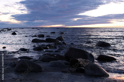 sunset on the beach
