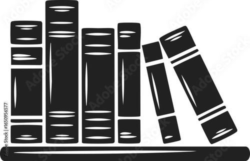 Bookshelf, stacked books, literature display, reading decor, educational storage, book collection